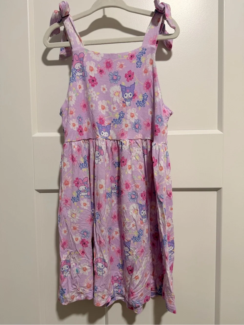 Posh Peanut Kuromi and My Melody Garden Party Babydoll Dress 5/6